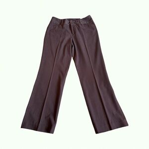 Eddie Bauer Dark Brown Blakely Fit Trousers Size 8